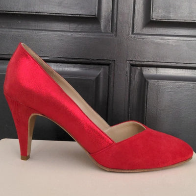Escarpin Audrey rouge baiser - Pointure 41