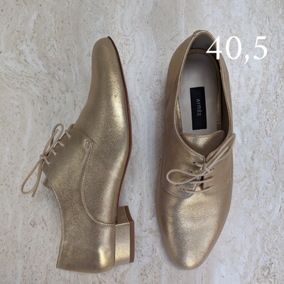Derby Gabrielle doré - Pointure 40,5