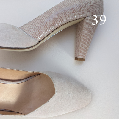 Escarpin Audrey nude rosé - Pointure 39
