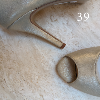 Escarpin ouvert Charlie champagne - Pointure 39