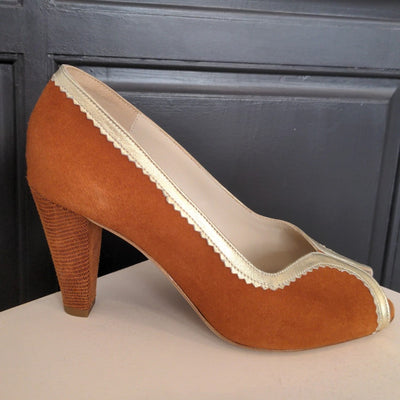 Escarpin Suzanne cognac - Pointure 38