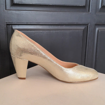 Escarpin Rachel champagne - Pointure 37,5