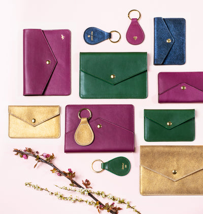 Pochette PM / Porte-Monnaie Lou raisin