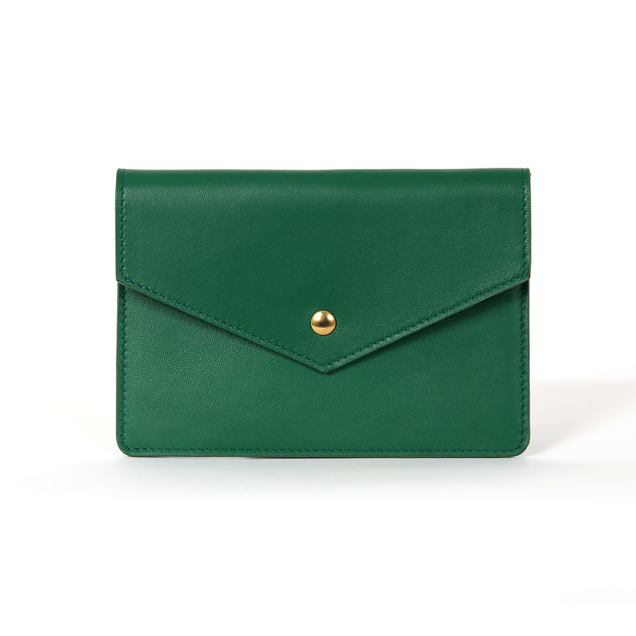 Pochette Passeport Lou vert anglais