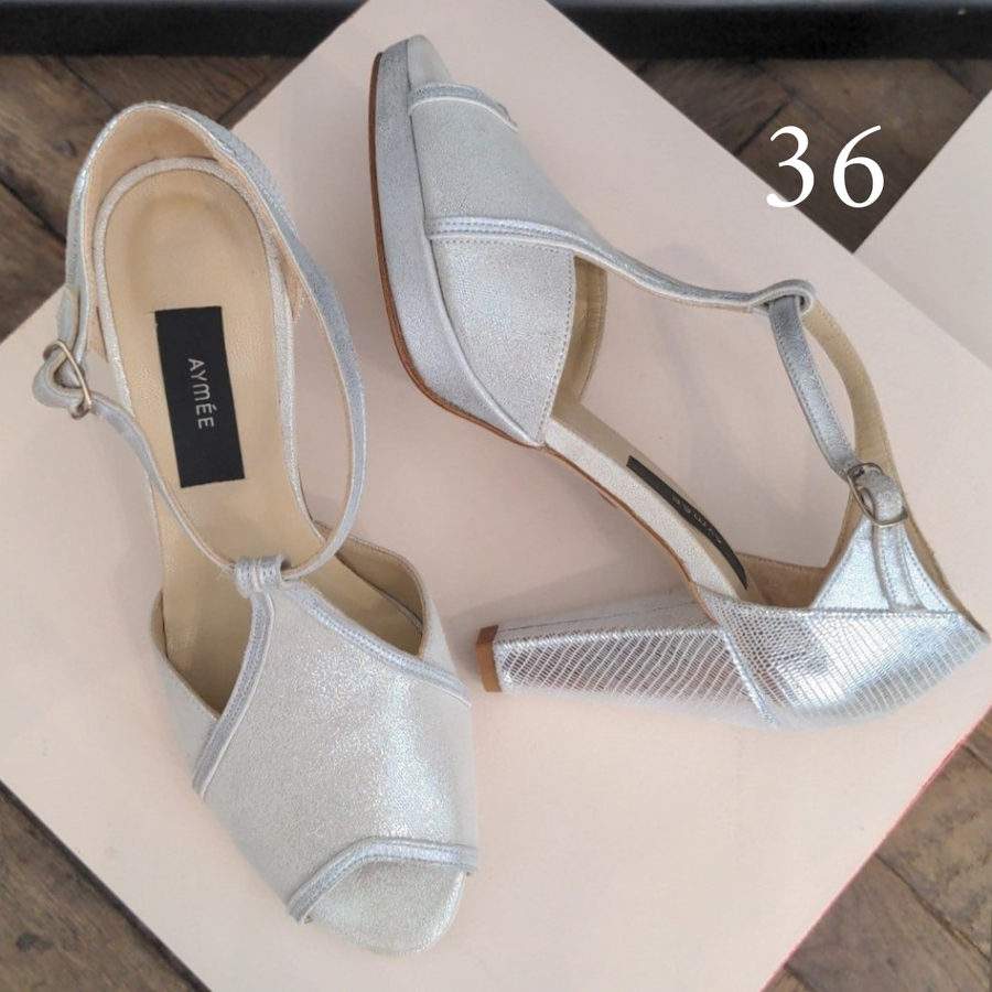 Salomé Victoria argent - Pointure 36