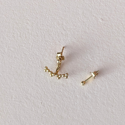 Boucles dessous d'oreilles Junon Agnès de Verneuil - sélectionnée pour vous par Aymée