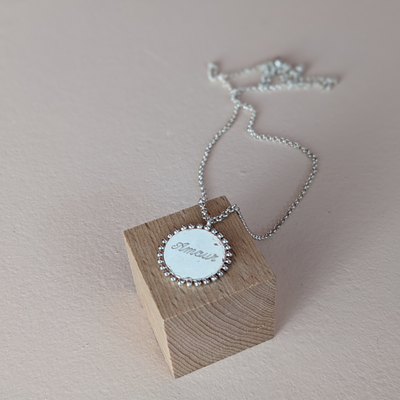 Collier Amour argent Agnès de Verneuil - sélectionnée pour vous par Aymée