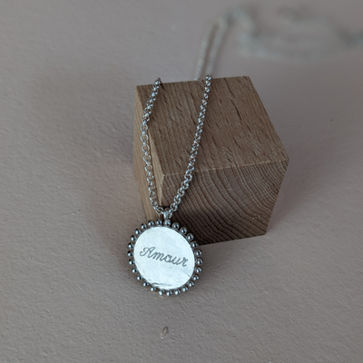 Collier Amour argent Agnès de Verneuil - sélectionnée pour vous par Aymée