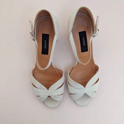 Sandale Grace écru - Pointure 39