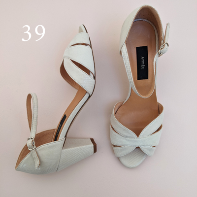 Sandale Grace écru - Pointure 39