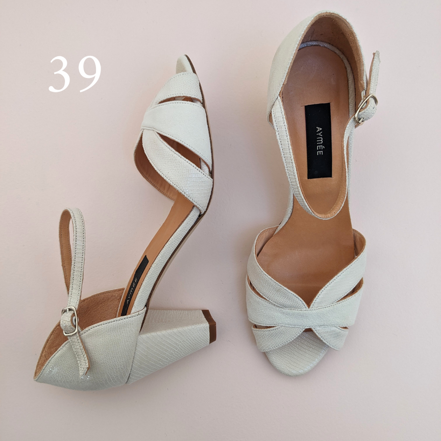 Sandale Grace écru - Pointure 39