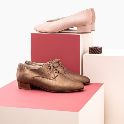 Derby Gabrielle bordeaux - Pointure 35