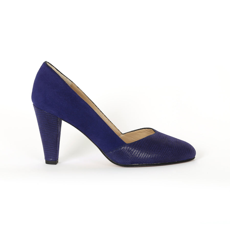 Escarpin Audrey bleu violet