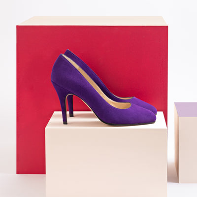 Escarpin Romy violet velours