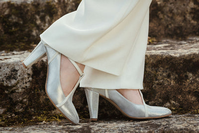 Salomé Chloé argent et blanc