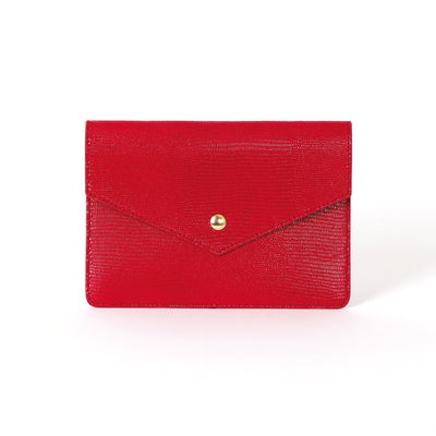 Pochette Passeport Lou rouge baiser