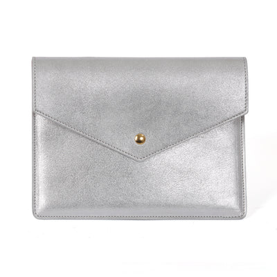 Pochette GM / Enveloppe Soirée Lou argent