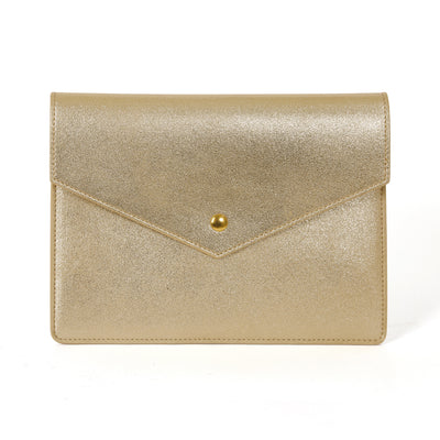 Pochette GM / Enveloppe Soirée Lou doré