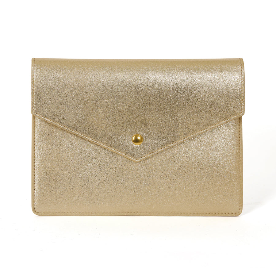 Pochette GM / Enveloppe Soirée Lou doré