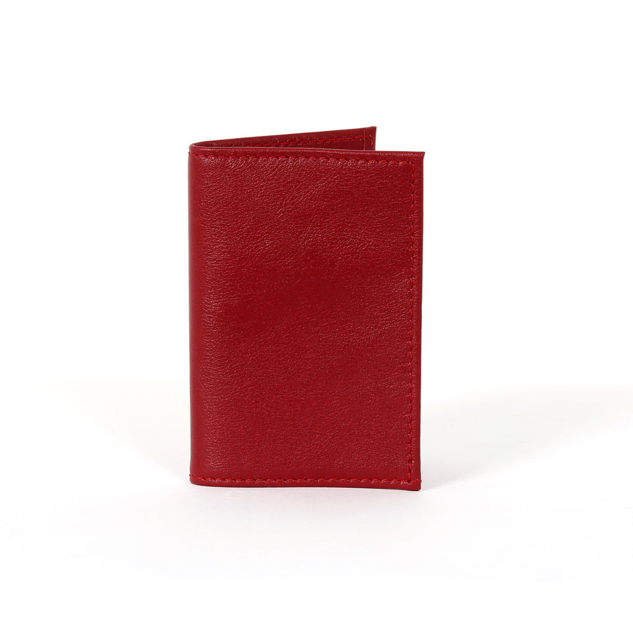 Porte-cartes Lou rouge bordeaux
