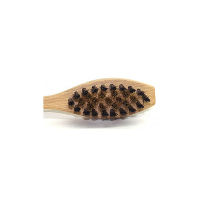 Brosse soie et laiton pour les cuirs velours, daim ou nubuck - Famaco -