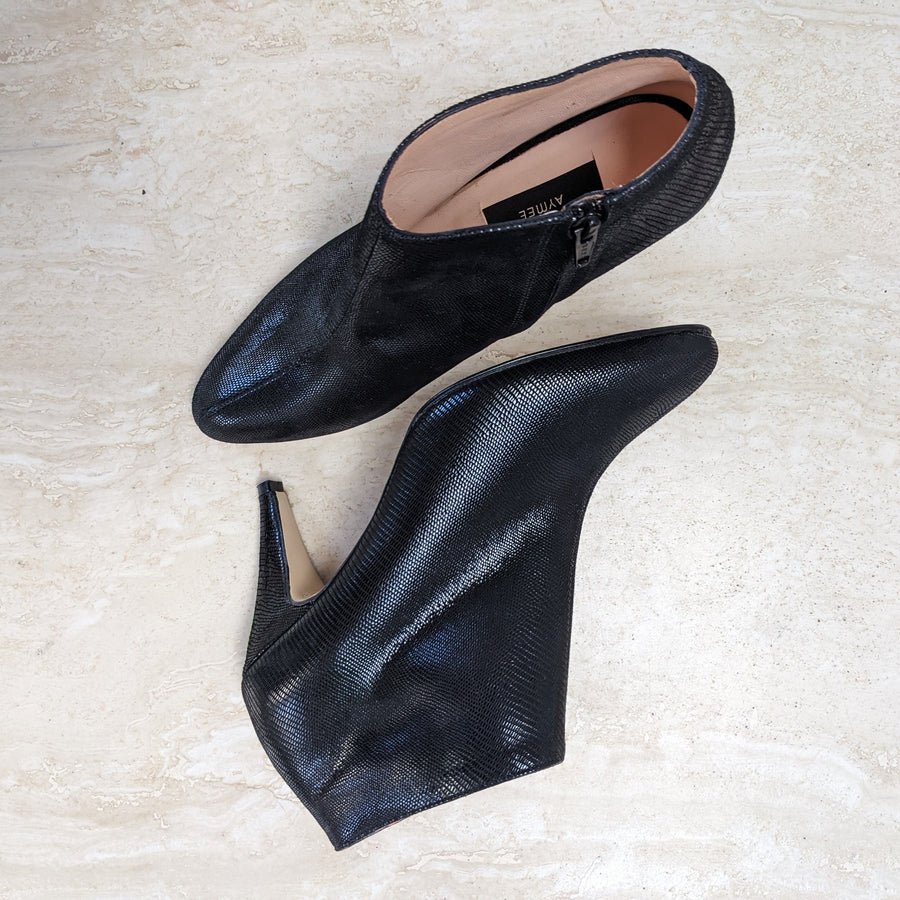 Bottine Joséphine noir intense