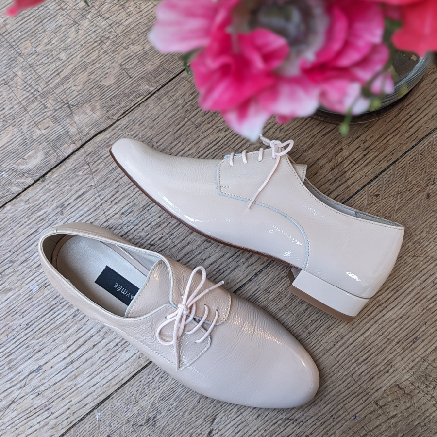 Derby Gabrielle nude - Pointure 40,5