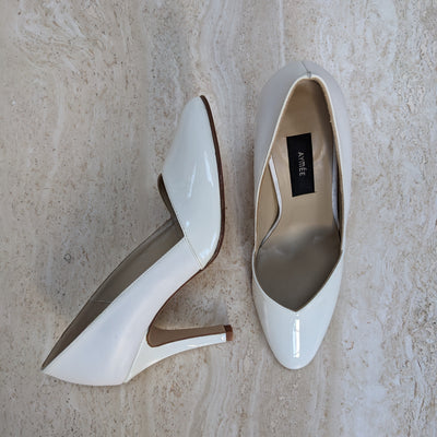Escarpin Audrey blanc - Pointure 37,5