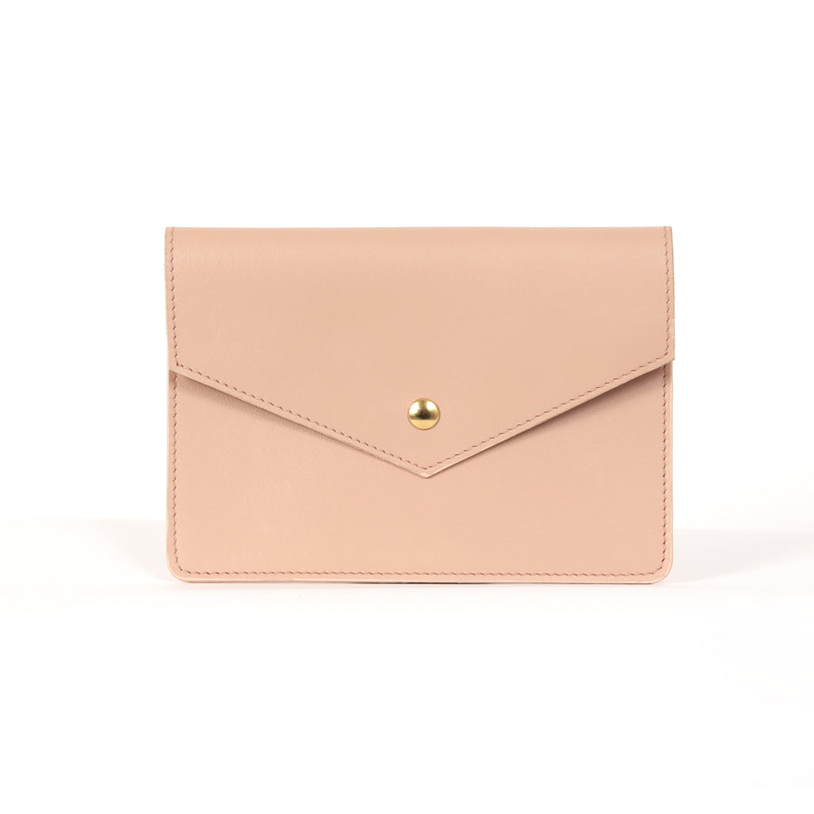 Pochette Passeport Lou beige nude