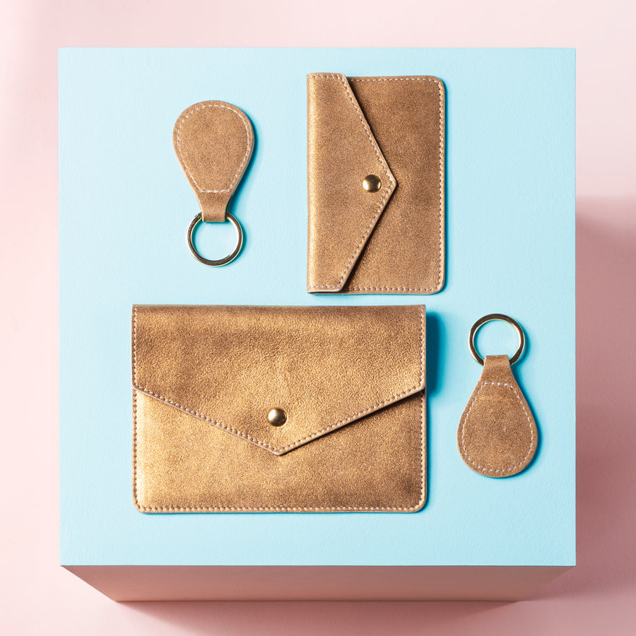 Pochette PM / Porte-Monnaie Lou bronze