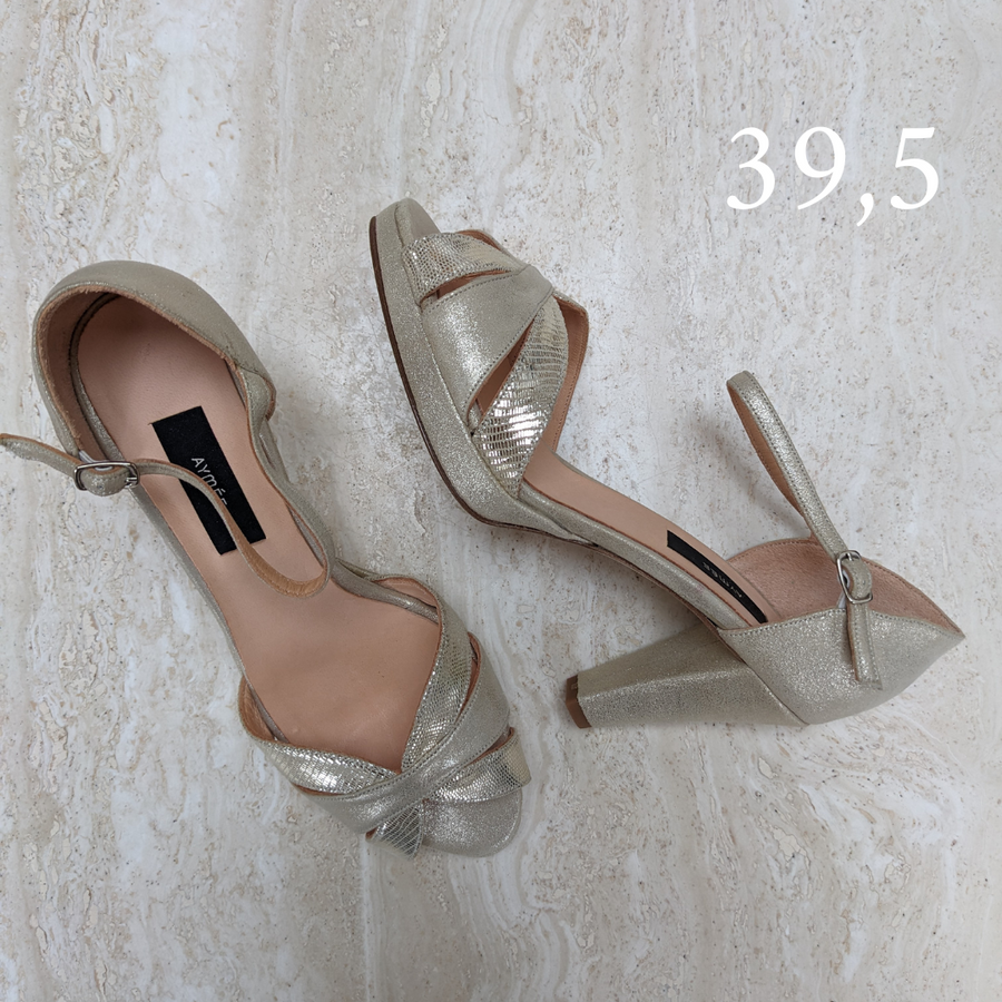 Sandale Grace champagne - Pointure 39,5