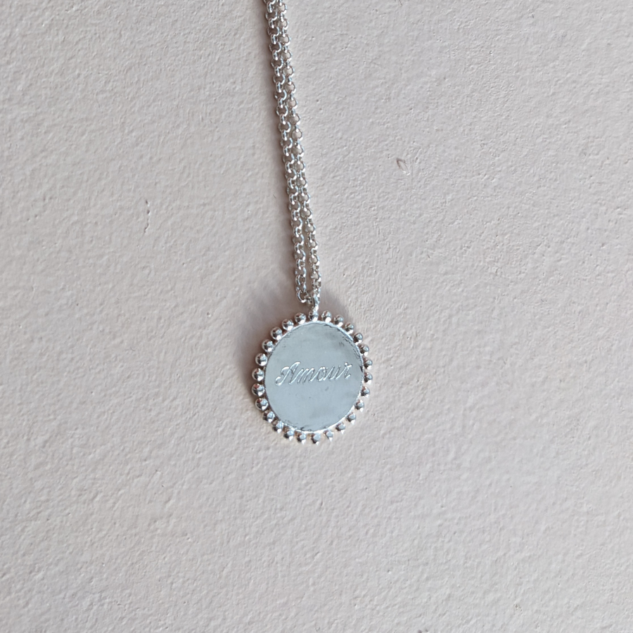 Collier Amour argent Agnès de Verneuil - sélectionnée pour vous par Aymée