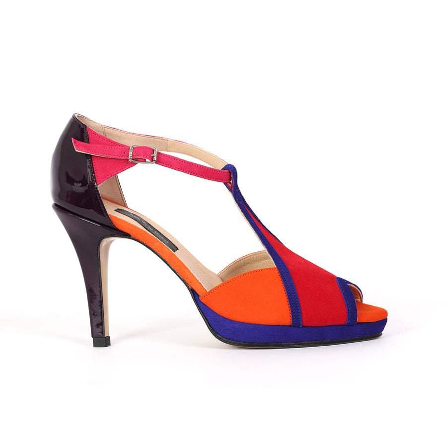 Salomé Victoria rouge, orange et violet