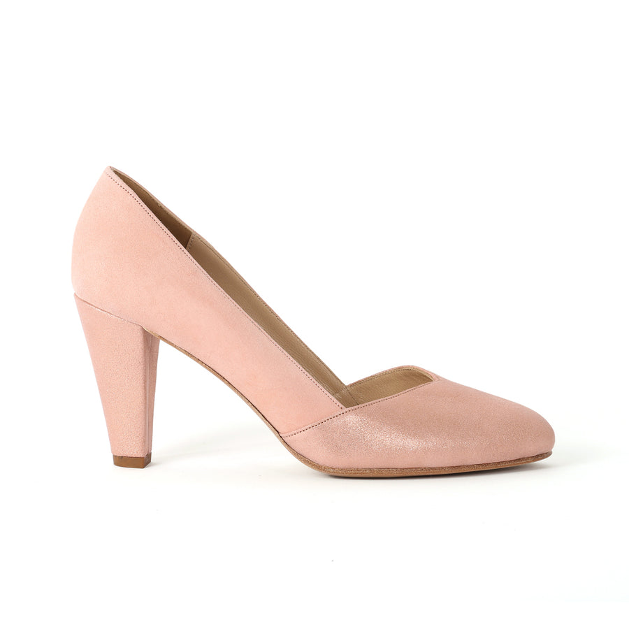 Escarpin Audrey vieux rose