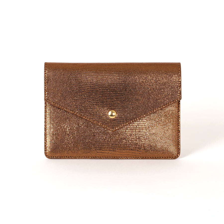 Pochette Passeport Lou marron glacé