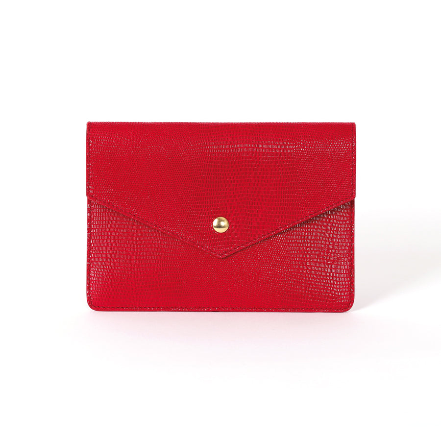 Pochette Passeport Lou rouge baiser