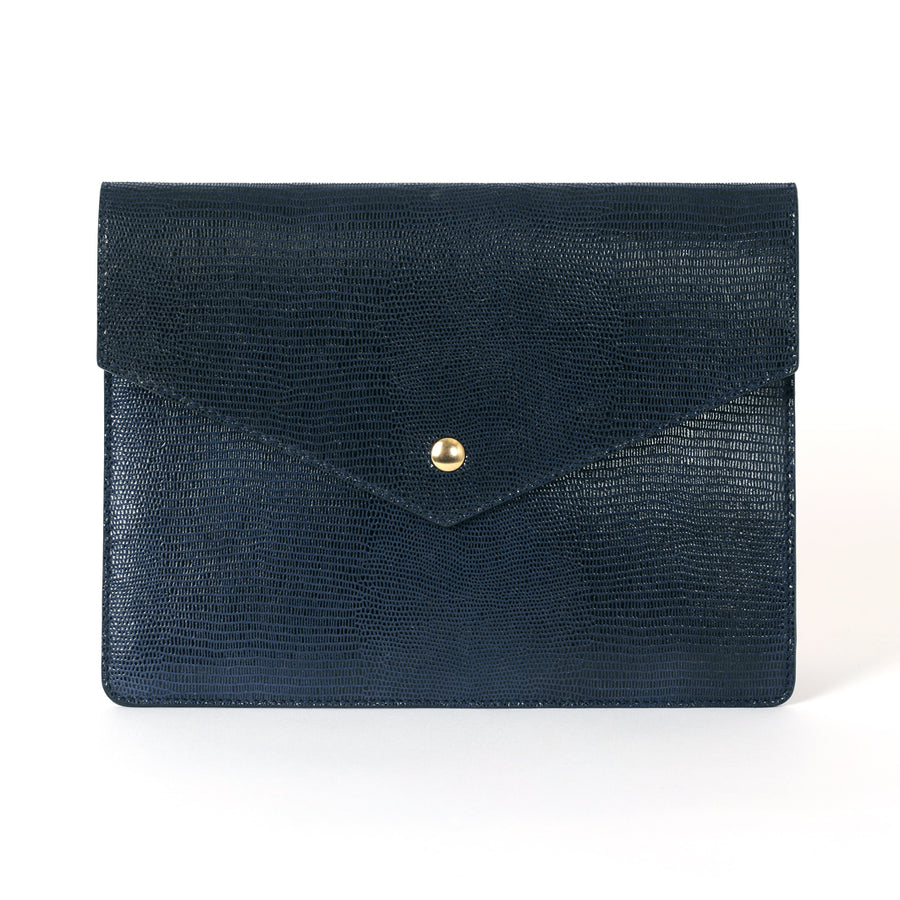 Pochette GM / Enveloppe Soirée Lou bleu nuit
