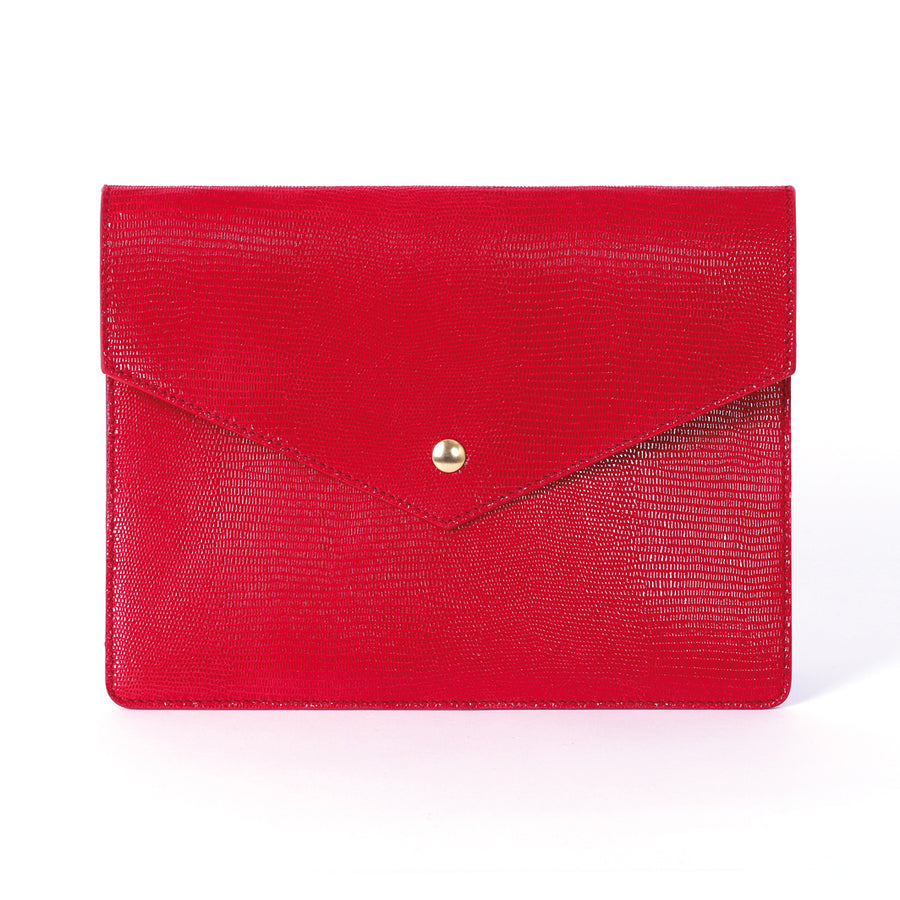 Pochette GM / Enveloppe Soirée Lou rouge baiser