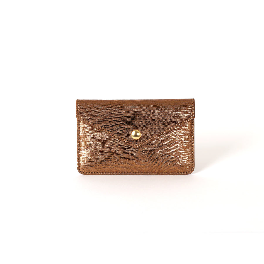 Pochette PM / Porte-Monnaie Lou marron glacé